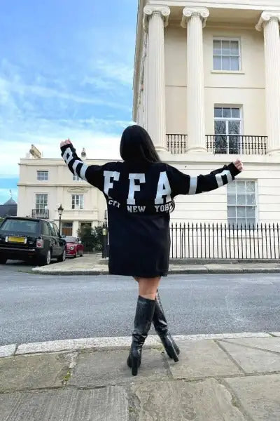 Buffalo New York Slogan Batwing Sweatshirt