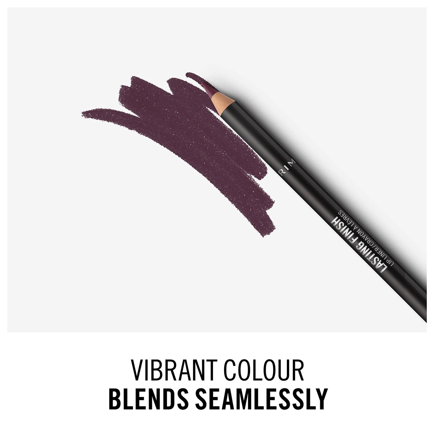 Rimmel Lasting Finish 8HR Soft Lip Liner Pencil - Vibrant, Blendable Formula to Lock Lipstick in Place for 8 Hours - 850 Underground, .04oz 1 Count (Pack of 1)