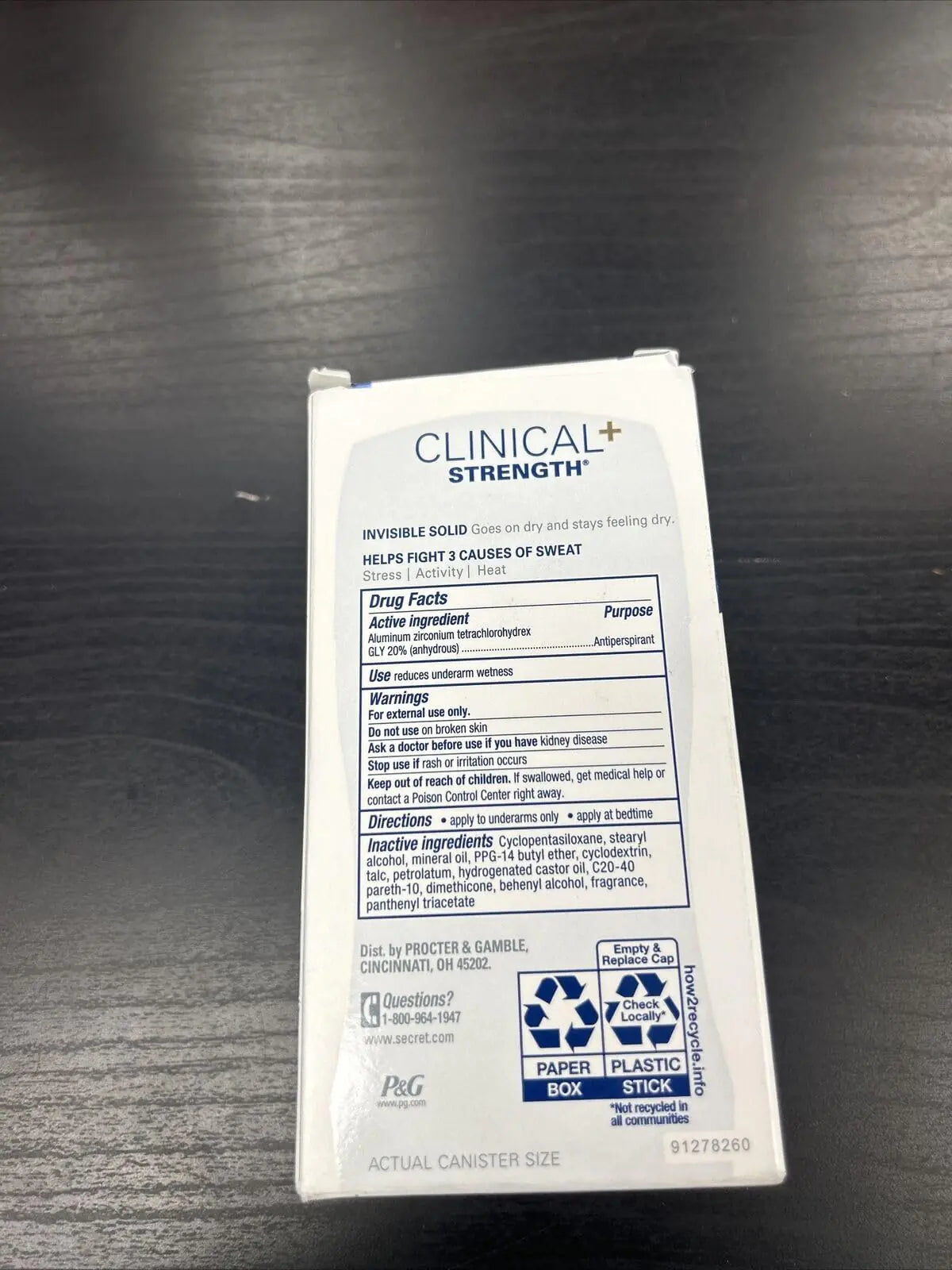 Secret Clinical Strength Anti-Perspirant Deodorant Soft Solid, Light & Fresh Scent 1.60 oz 1.60 Ounce (Pack of 1)