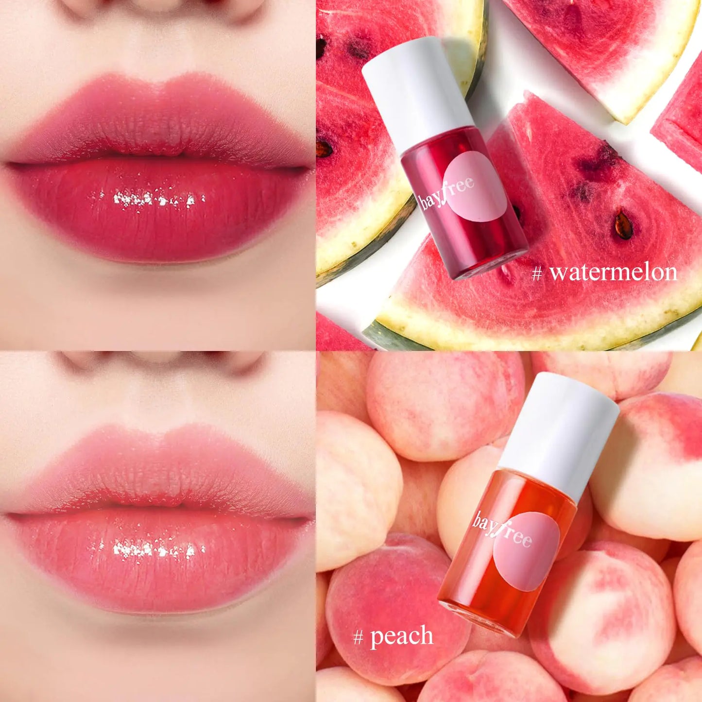 Lip Tint Stain Set, Lip Stain Long Lasting Waterproof, Lightweight, Non-sticky, Transfer-Proof, Matte Finish Lip Makeup (juicy) juicy