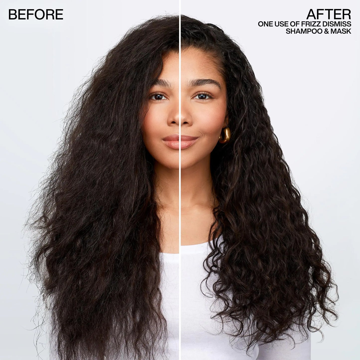 Redken Frizz Dismiss Shampoo | Anti Frizz Shampoo with Humidity Protection | Gently Cleanses, Smooths, and Adds Shine | Weightless Long-Lasting Frizz Control | For Frizzy Hair | Sulfate Free 10.1 Fl Oz (Pack of 1)