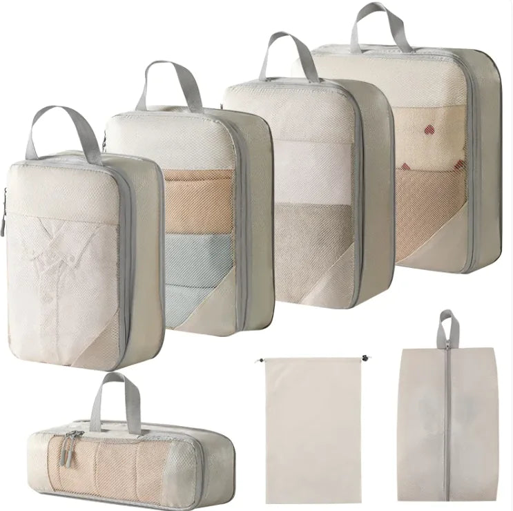 Travel Mesh Storage Bag Suit Combination