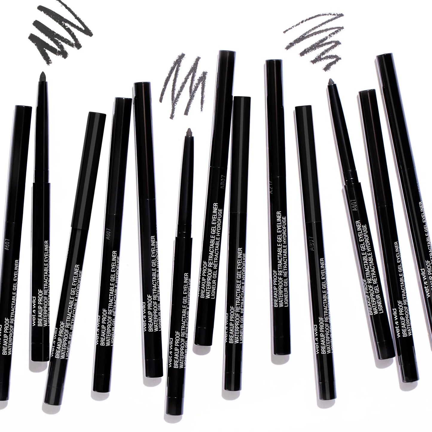 wet n wild Mega Last Breakup Proof Eyeliner, Quick Drying, Waterproof, 16-Hour Wear - Cruelty-Free & Vegan - Black