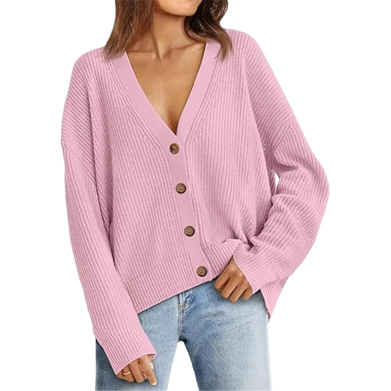 Women's Lightweight Button Cardigan
