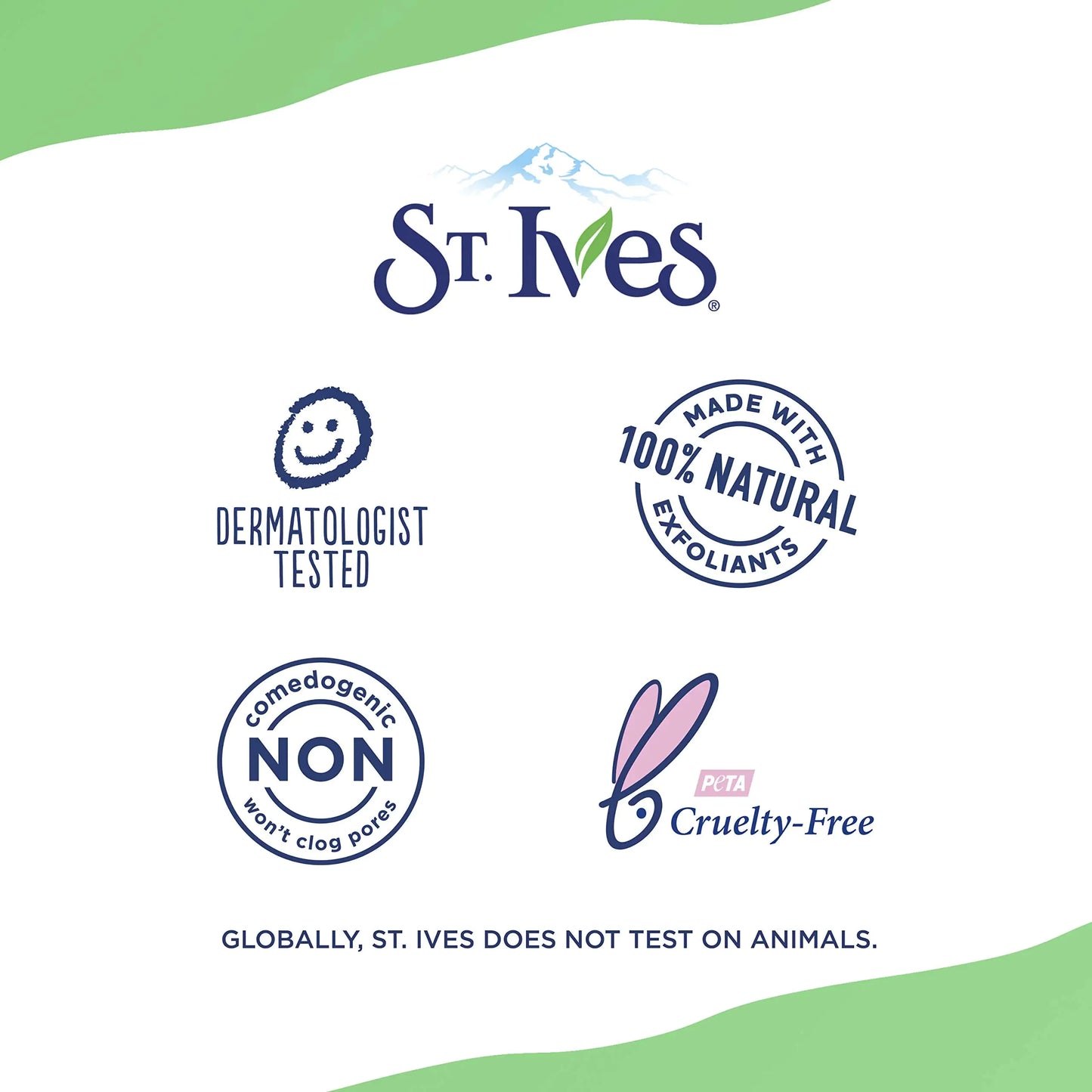St. Ives Blackhead Clearing Face Scrub, Clears Blackheads & Unclogs Pores, Green Tea & Bamboo, Salicylic Acid Acne Treatment Facial Scrub, Moderate Exfoliator Skin Care with Natural Exfoliants 6 oz 6 Ounce (Pack of 1)