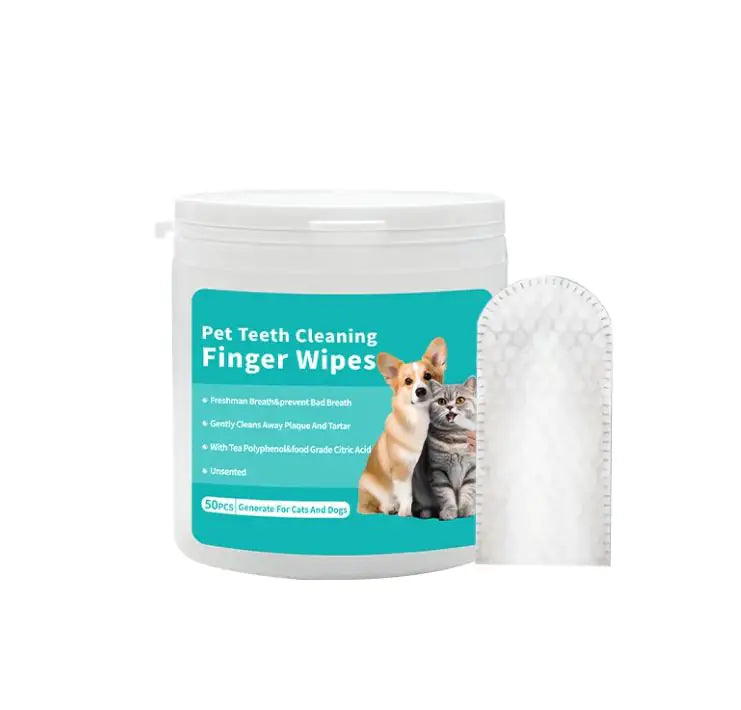 Pet Ear Cleaning Wipes Finger Stall