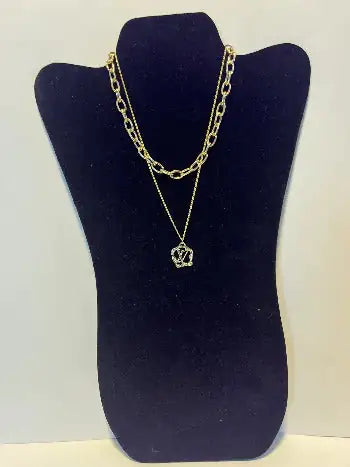 Pendant Gold Lux Necklace