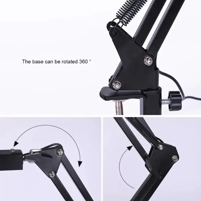 Clip Long Arm Lamp