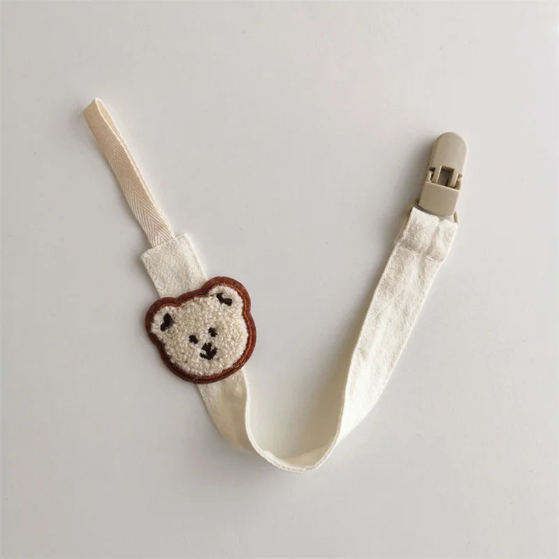 Baby Bear Pacifier Anti-drop Chain Clip