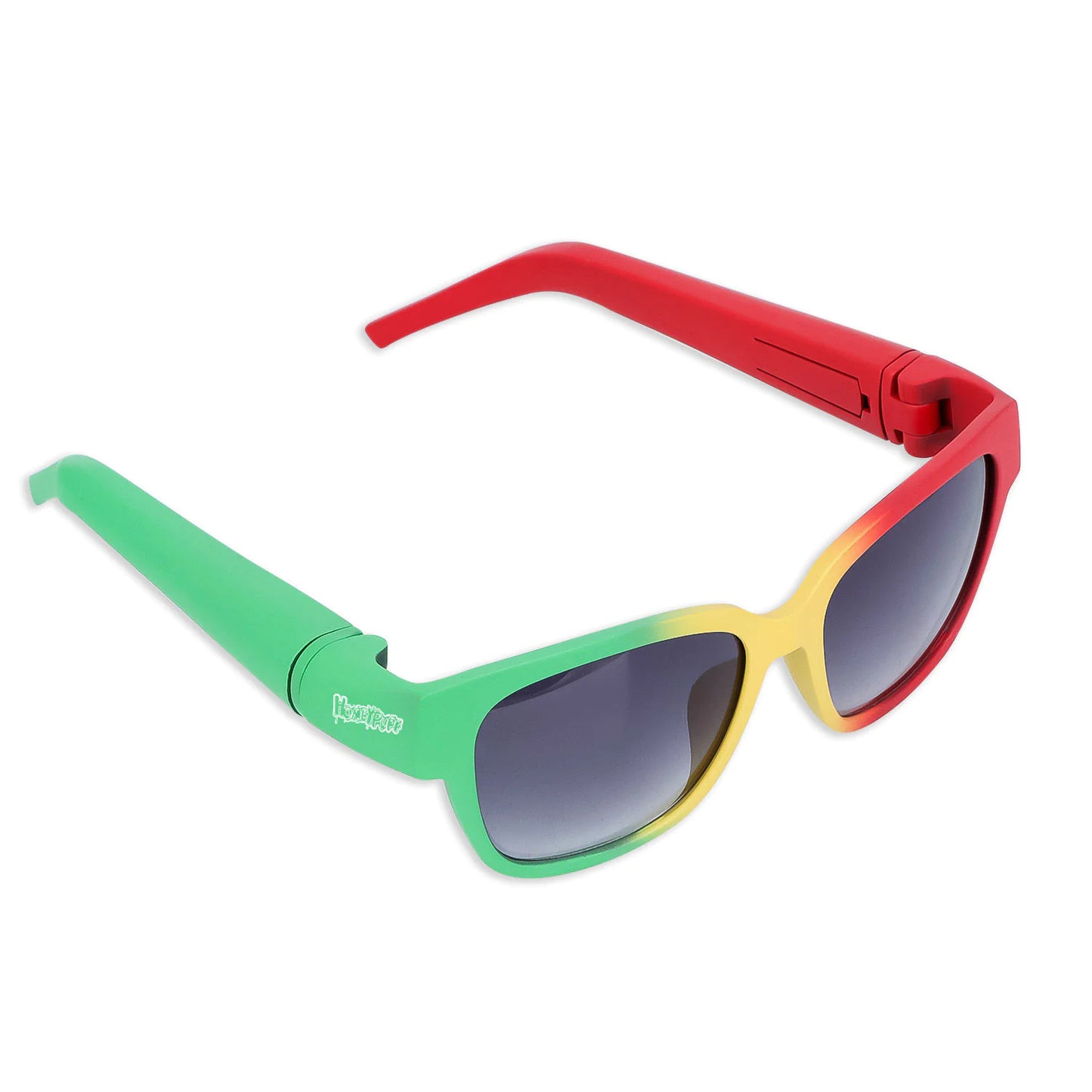 Sunglasses with Hidden Horn Tube Storage