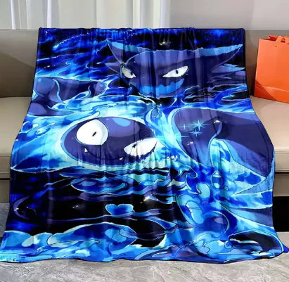 Pokemon Gengar Flannel Blanket