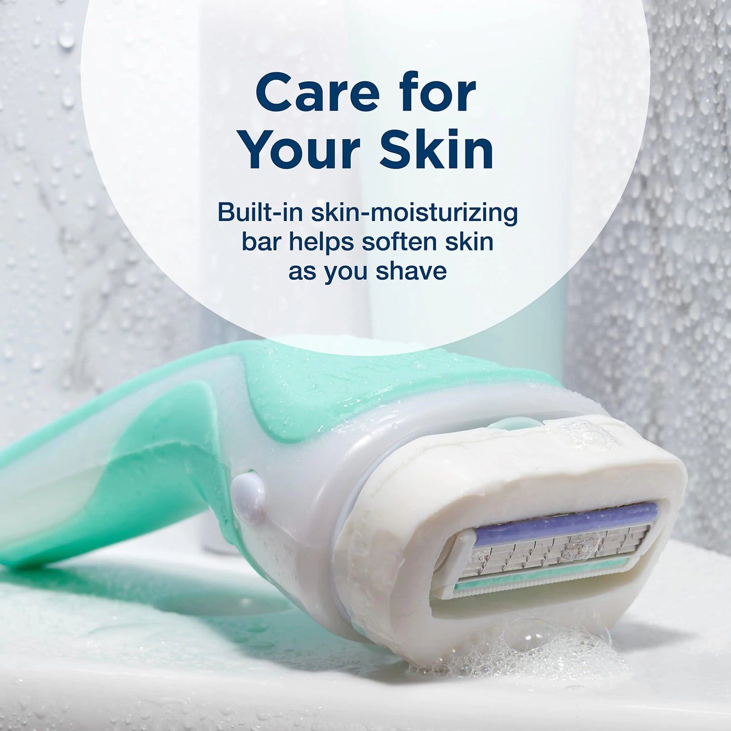 Schick Intuition Razors for Women with Sensitive Skin | 1 Razor & 2 Intuition Razor Blades Refill with Organic Aloe (Pack of 2) 3 Piece Set (Pack of 2)