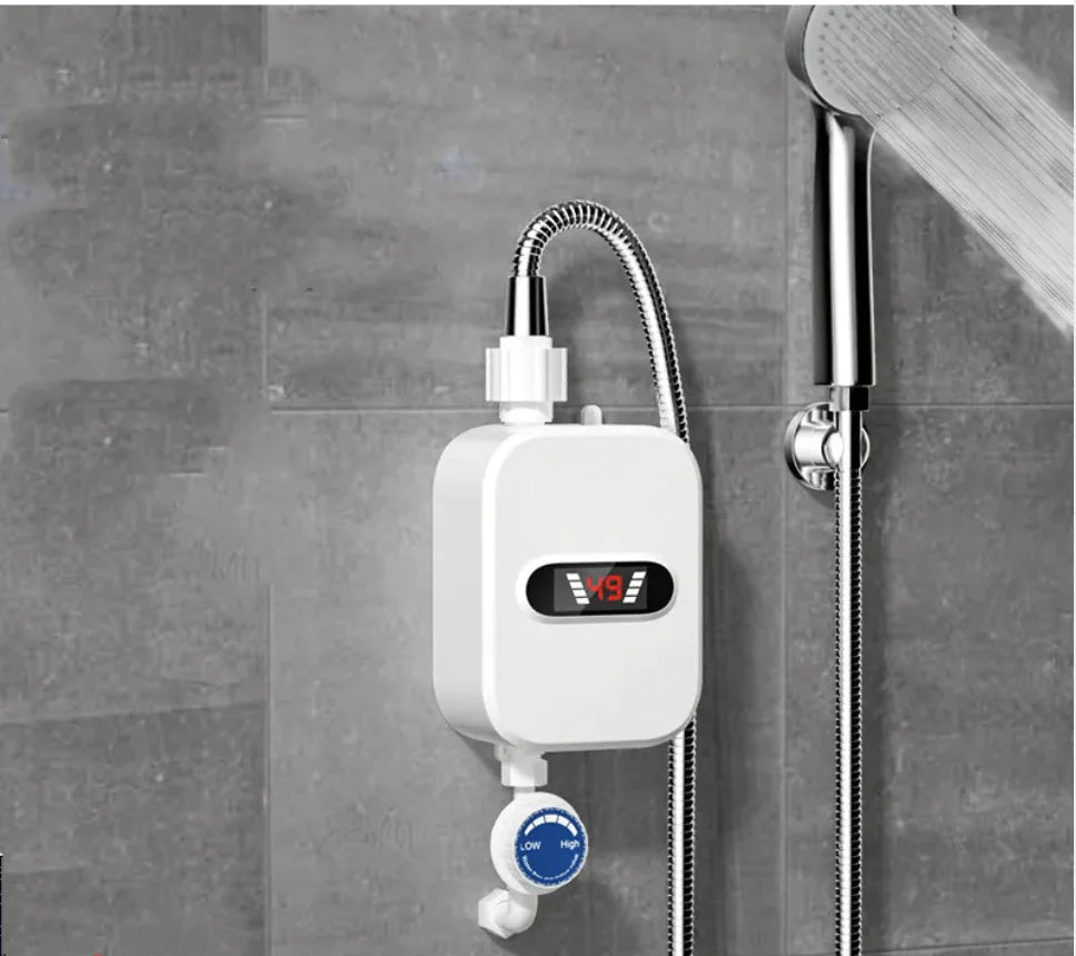 Compact Electric Thermostatic Water Heater Shower Set