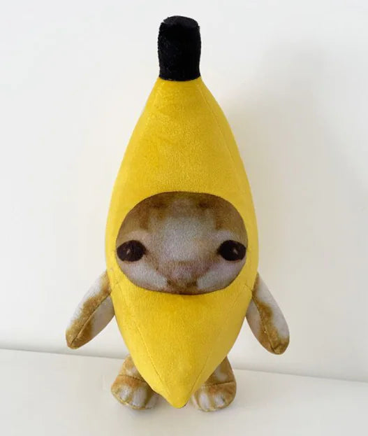 Banana Cat Plush Toy