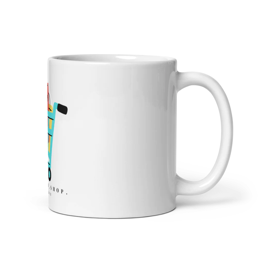 White Glossy Mug