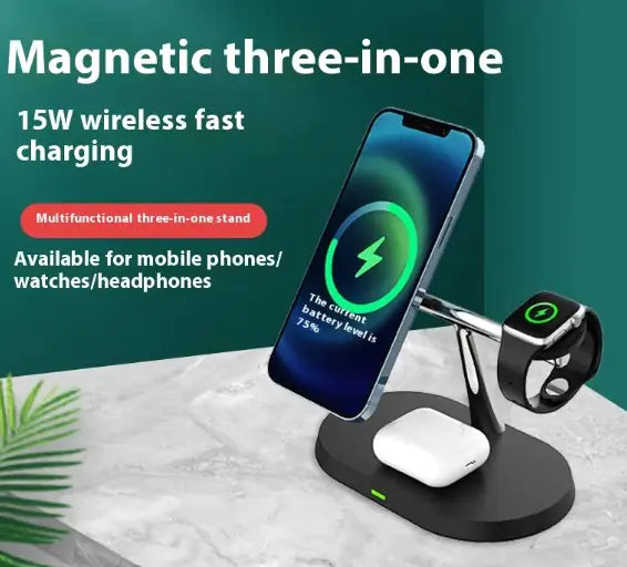 Three-in-one Magnetic Wireless Charger