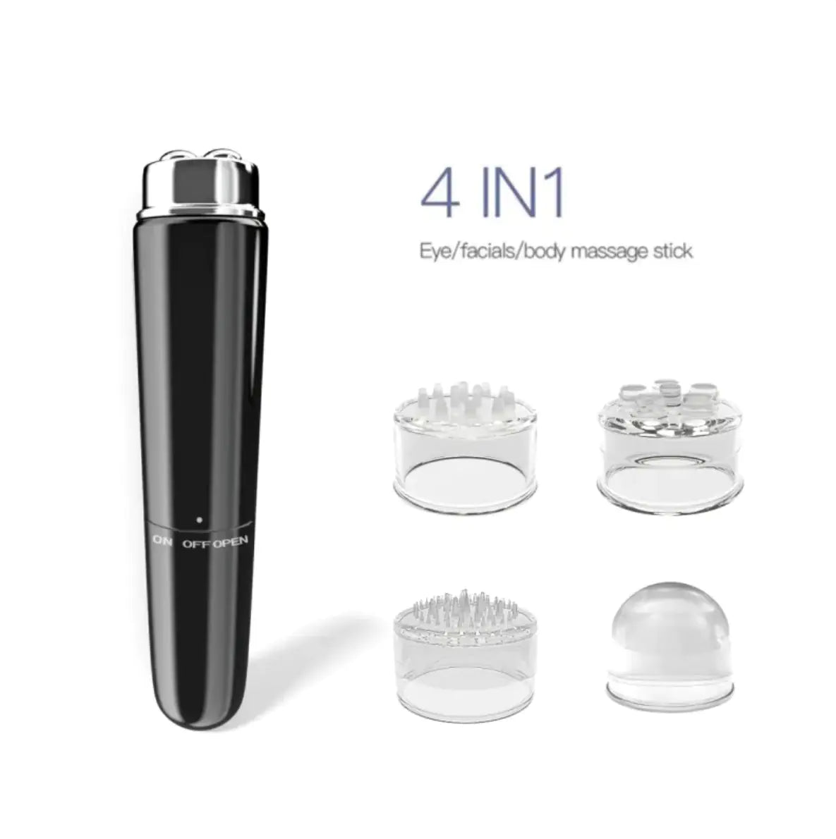 4 In 1 Electric Facial Massager Micro Vibration Eye Beauty Instrument For Relax Eye Dark Circles Eye Bags Puffiness Eye Massage