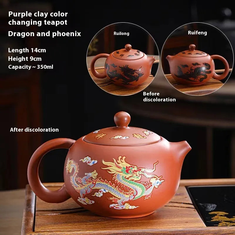 Color Changing Ceramic Teapot,