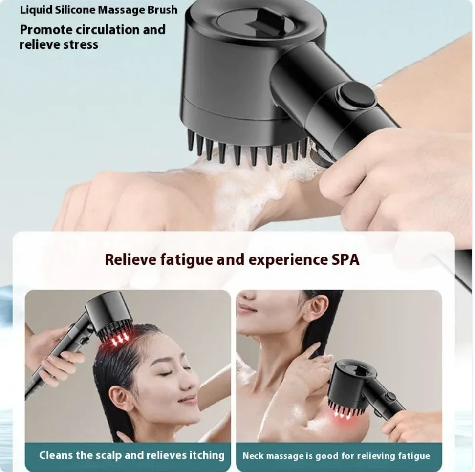 Snowflake Showerhead Nozzle with Water Purification Spray Filter