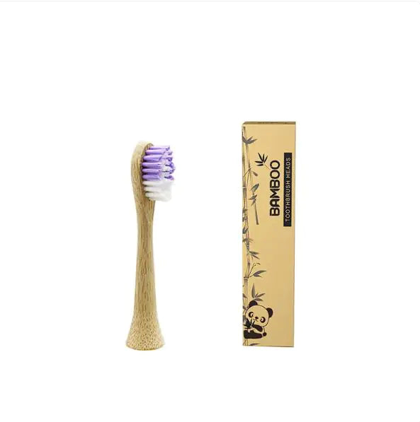 Organic Bamboo Biodegradable Electric Toothbrush Head