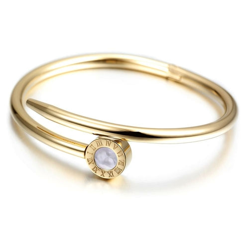 Nail Crossover Bangle