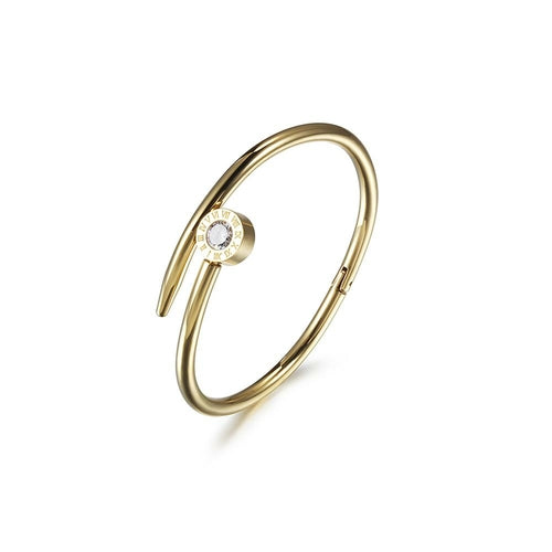 Nail Crossover Bangle