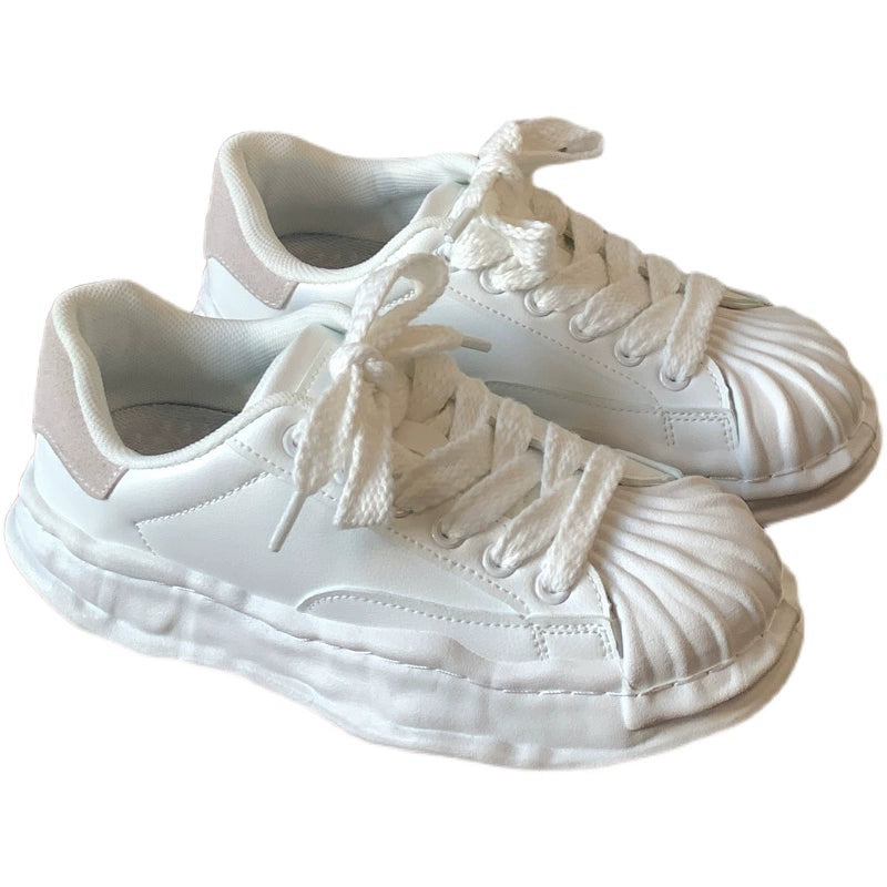 Shell Toe Thick Sole Spring Leisure Ins Trendy Shoes