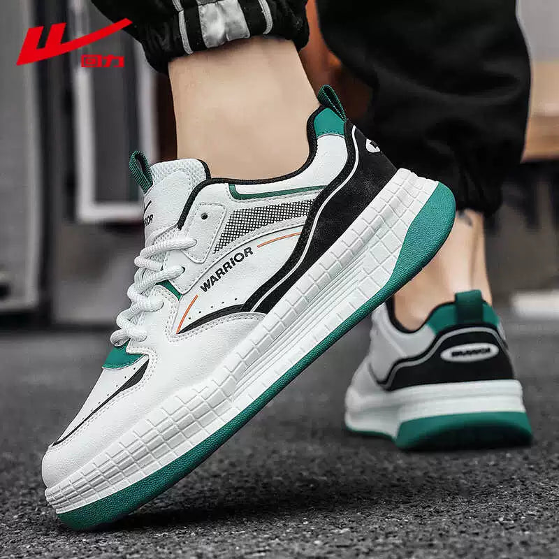 Warrior Men's Shoes 2024 Spring New Arrival Boys Heightened Shoes Men's Casual Sports Skate Shoes Easiest for Match Abrasion Resistant Fashion Shoes