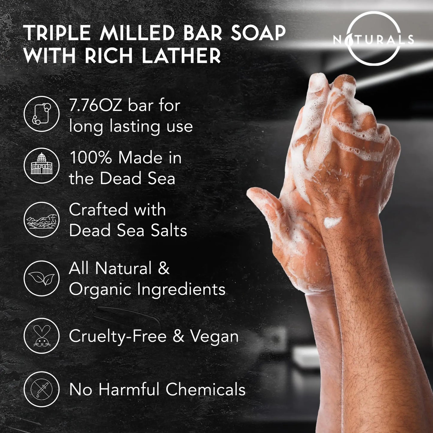 O NATURALS 2pcs Bundle Cleansing Soap Bar - Revitalizing Citrus Bar Soap, Natural Soap for Men and Women, Moisturizing Soap Bar Soap - Citrus Organic Soap with Essential Oils Natural Face Bar Soap
