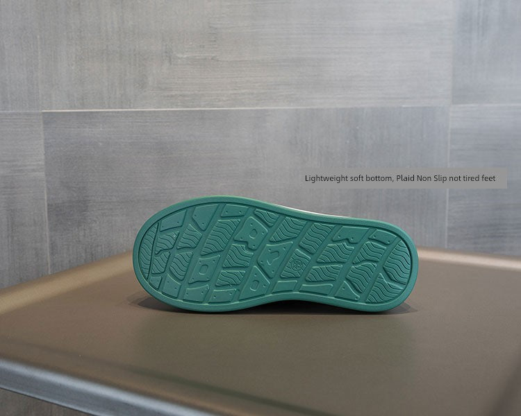 Platform Loafers Women's Small Shoes with Hidden Heels 2024 New Arrival Step-on Two-Way Wear Bean Bag 7cm Elevator Shoes