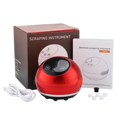 Electric Cupping Massager Vacuum Suction Cups Red Light Anti Cellulite