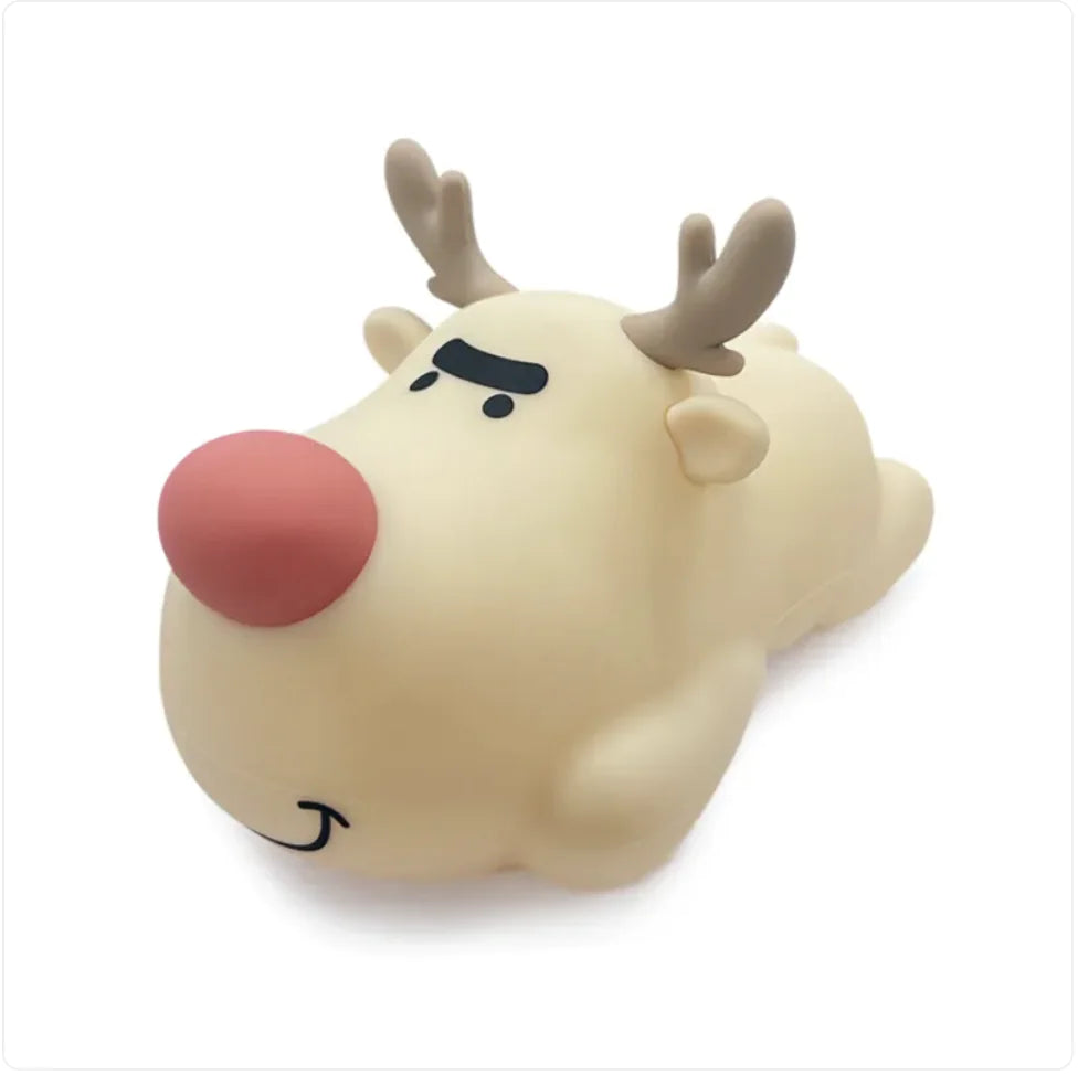 Rechargeable Silicone Reindeer Night Lamp