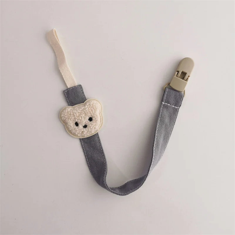 Baby Bear Pacifier Anti-drop Chain Clip