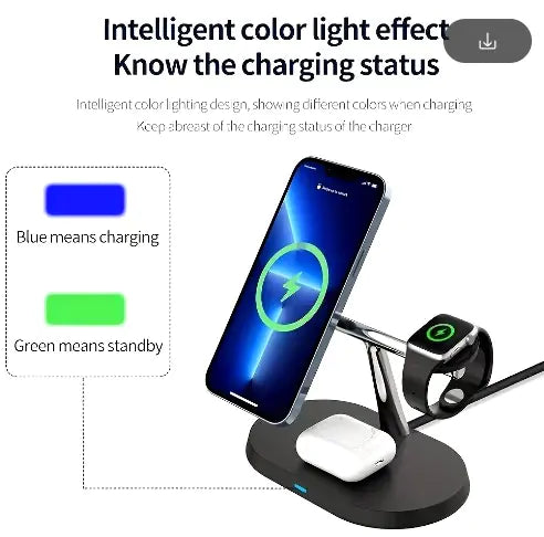 Three-in-one Magnetic Wireless Charger