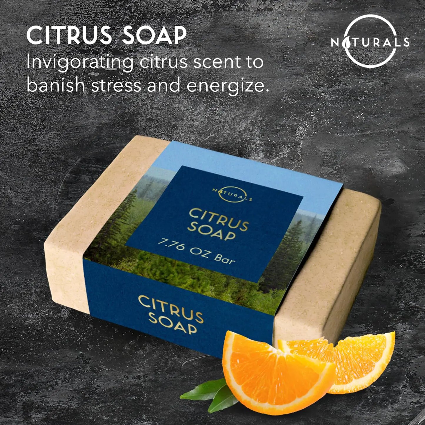 O NATURALS 2pcs Bundle Cleansing Soap Bar - Revitalizing Citrus Bar Soap, Natural Soap for Men and Women, Moisturizing Soap Bar Soap - Citrus Organic Soap with Essential Oils Natural Face Bar Soap
