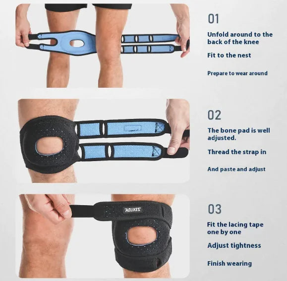 Adjustable Knee Support with Double Straps