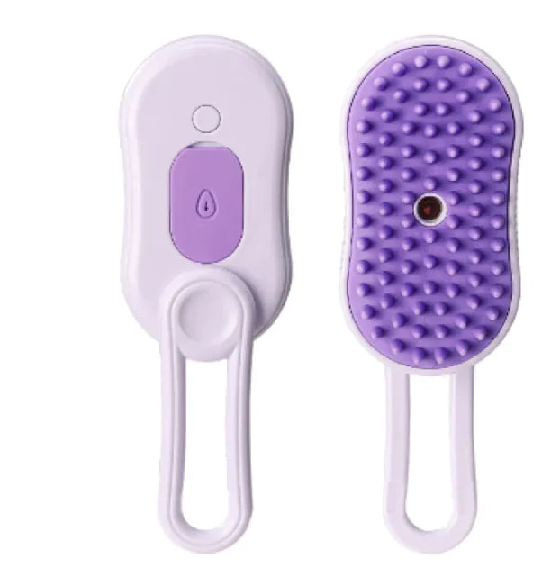 FurFresh™ 3-in-1 Electric Steam Brush for Cats & Dogs