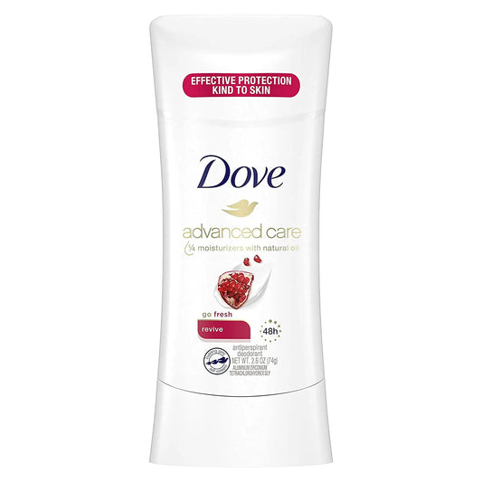 Dove Advanced Care Antiperspirant Deodorant, Revive, 2.6 Ounce (Pack of 2) 2.6 Ounce (Pack of 2)