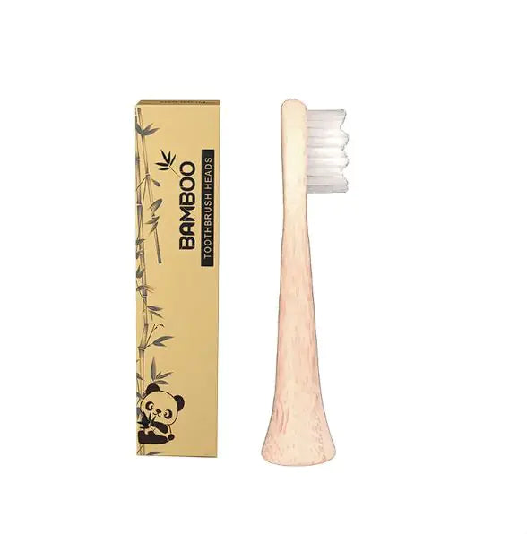 Organic Bamboo Biodegradable Electric Toothbrush Head