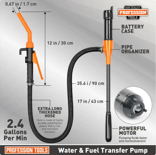 Easy Flow Portable Oil Transfer Hose