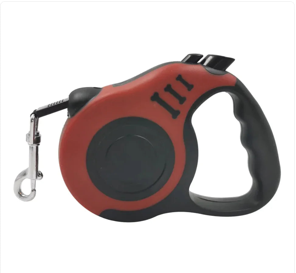 Pet Automatic Retractable Leash with Bone Print