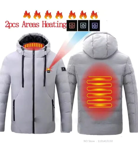 11-Zone Heated Winter Jacket - USB Powered