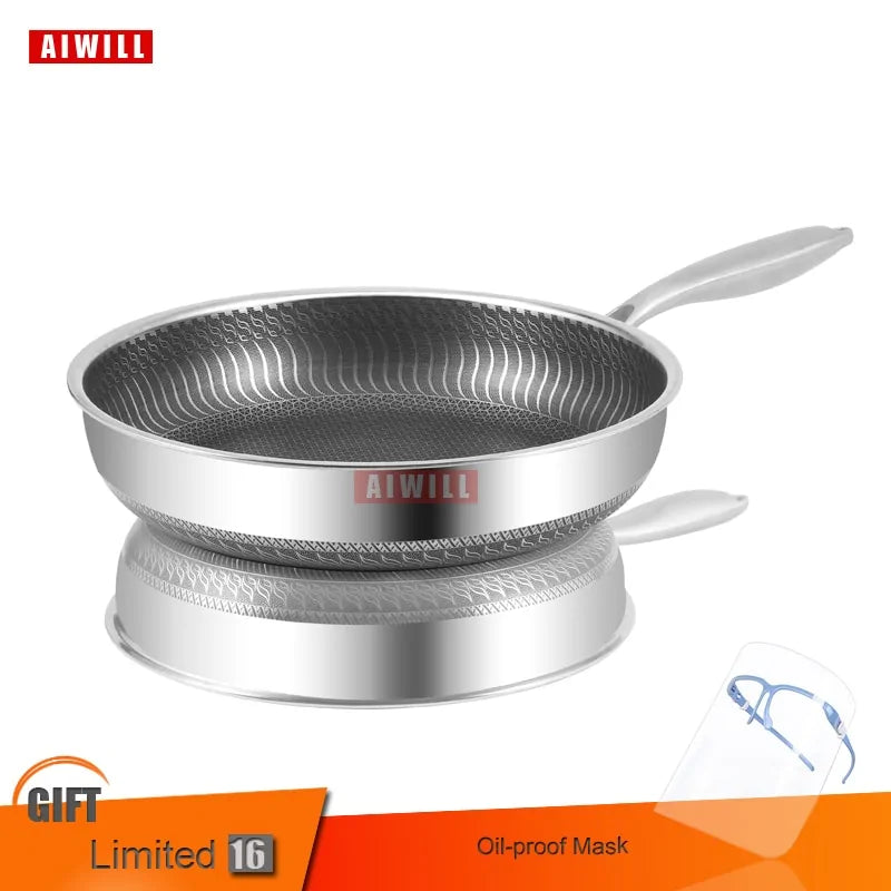 Steel Non-Stick Frying Pan