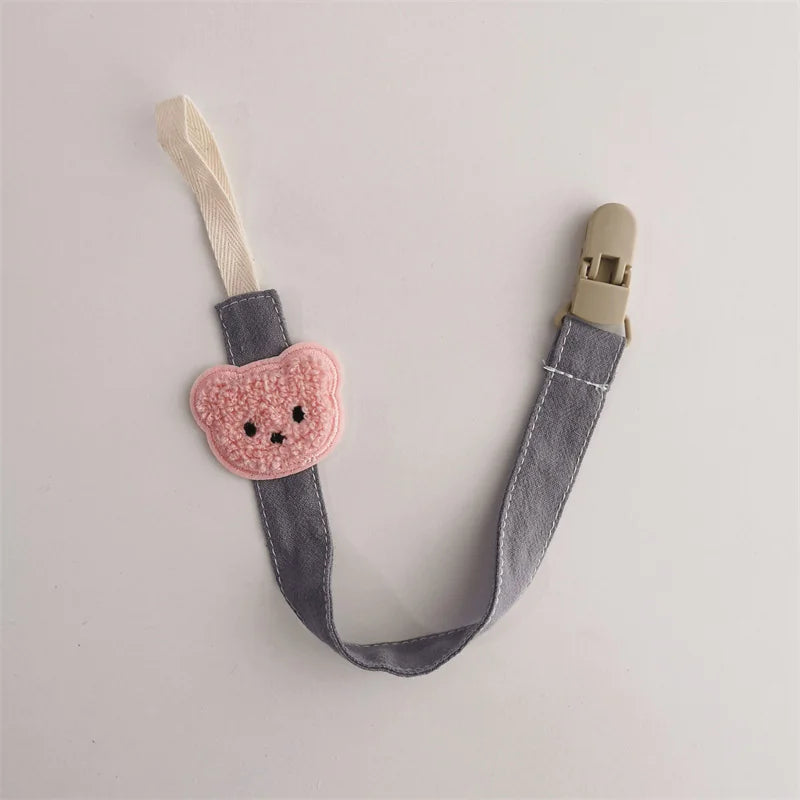 Baby Bear Pacifier Anti-drop Chain Clip