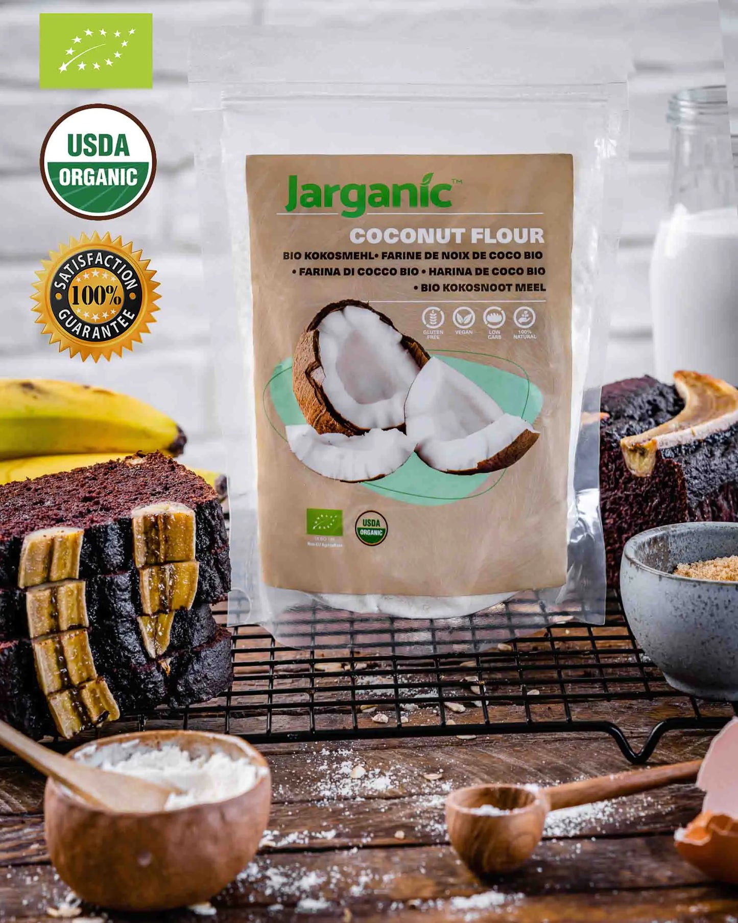 Organic Coconut Flour 1lb / 16oz