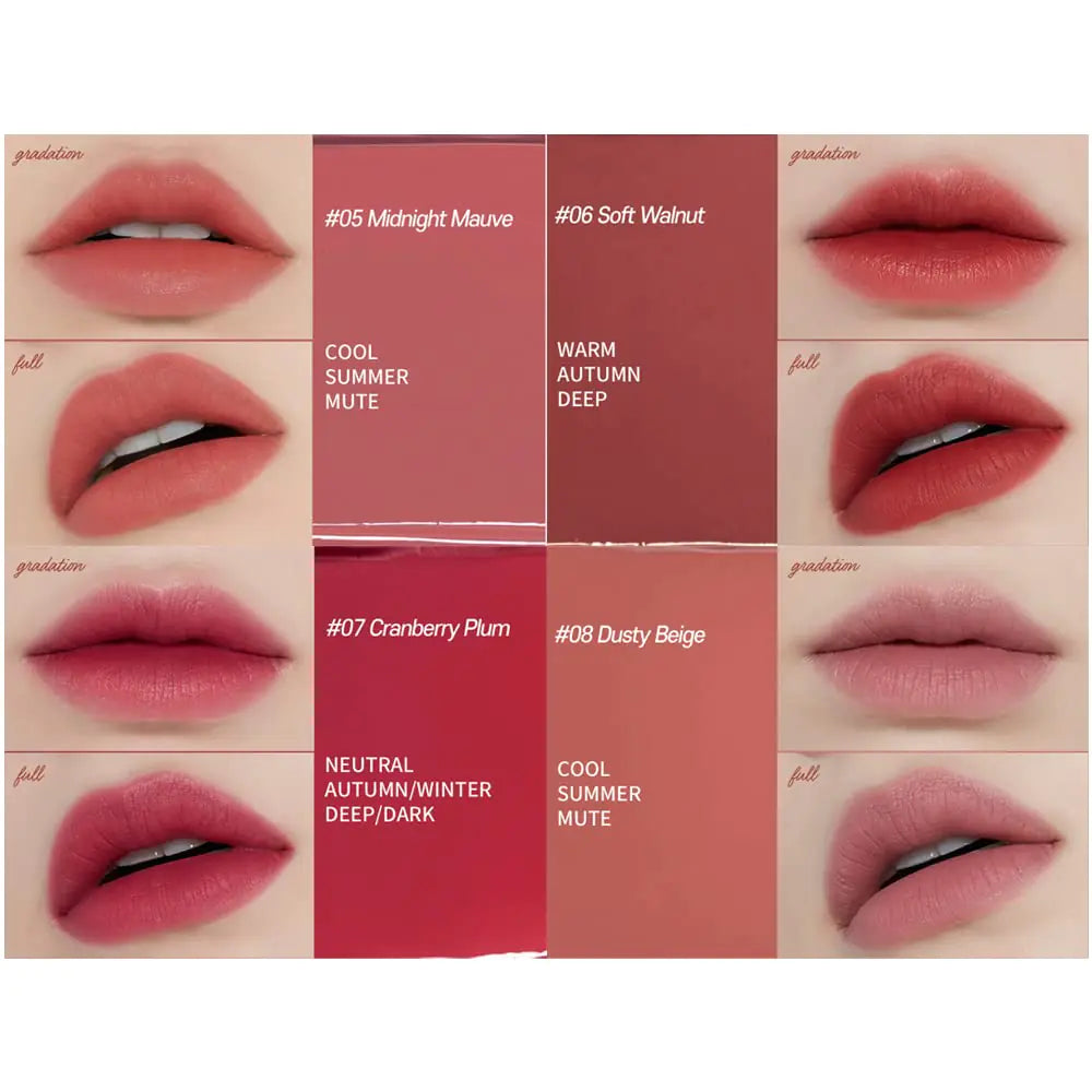 ETUDE Fixing Tint #04 Ginger Milk Tea (23AD) | Long Lasting High Pigmented Liquid Lipstick | Waterproof Lightweight Matte Finish Lip Stain | Full Coverage 4 Ginger Milk Tea