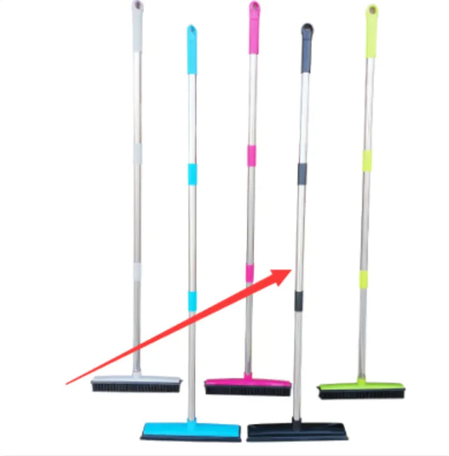 TriPole Dust & Carpet Scraper Broom