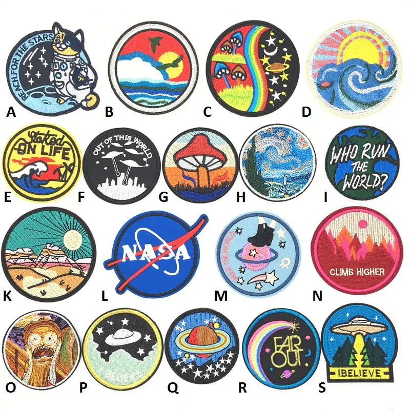 Embroidered Patch For Clothes And Bags