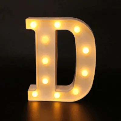 LED Alphabet Letters