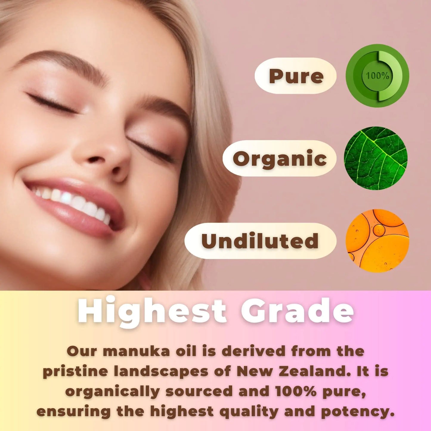 Organic Manuka Oil 1 fl oz Therapeutic Grade Manuka Honey Oil Manuka Honey